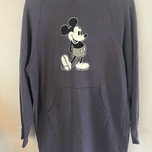 Uniqlo x Disney Mickey Stands Navy Sweatshirt Dress Size Small – Casual Lounge